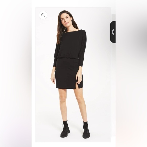 Z SUPPLY STACIA PREMIUM BLOUSON DRESS - Picture 3 of 14